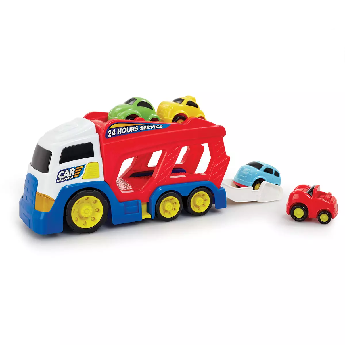 Addo Little Lot Car Transporter - Mainan Mobil Truk Pengangkut Kado Anak 2 Tahun