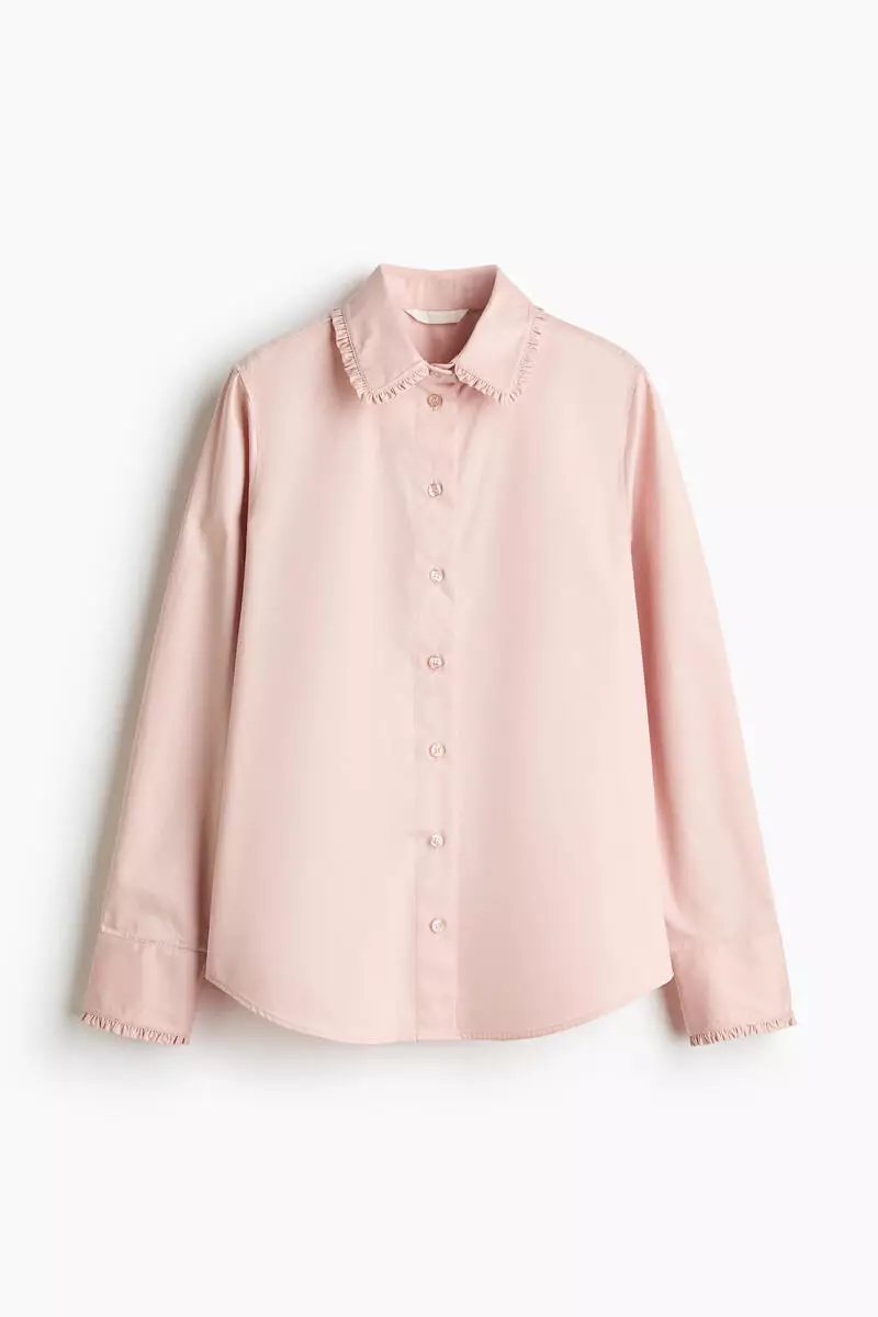 Cotton poplin shirt