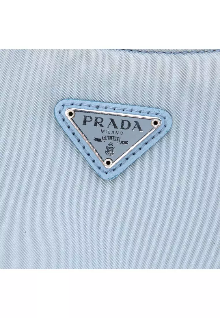 Pre-Loved Prada Saffiano Trimmed Tessuto Re Edition 2005 Satchel