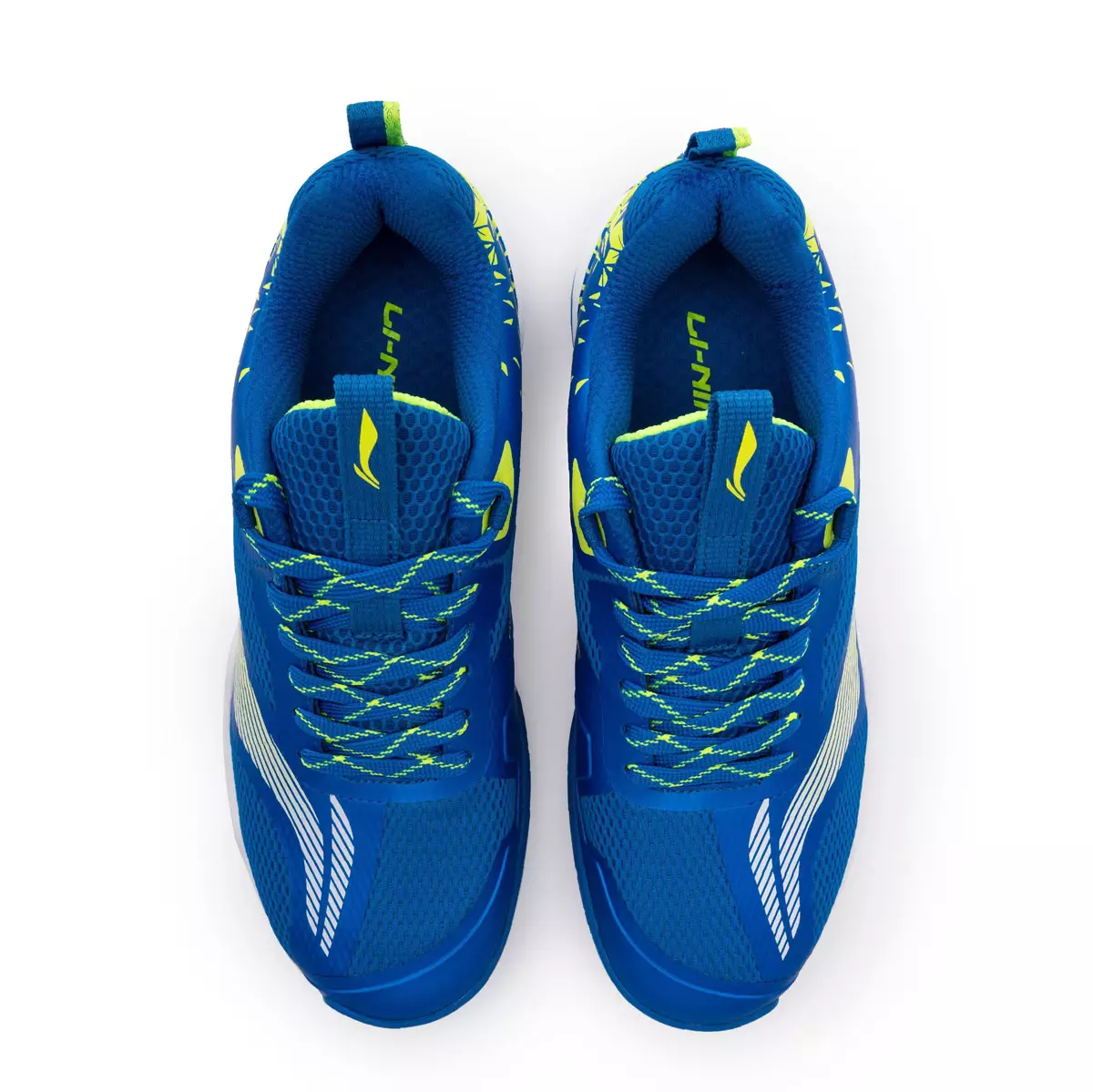 Li-Ning Badminton Shoes Hypersonic AYTT051-4 Blue/Lime