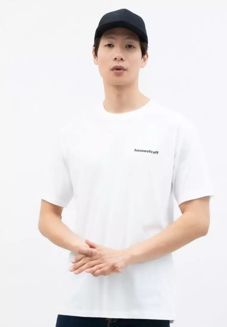 Kaos Polos Pria Premium Katun Combed Lengan Pendek Putih