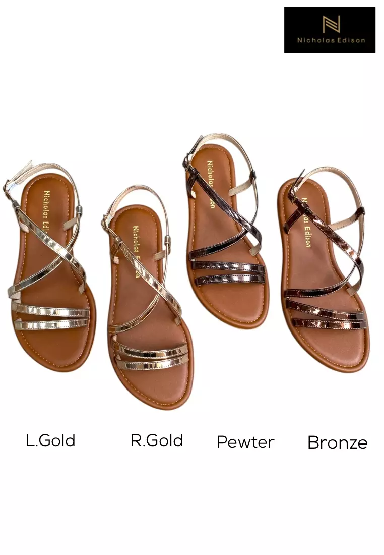 Nicholas Edison Sandal Hana Rose Gold