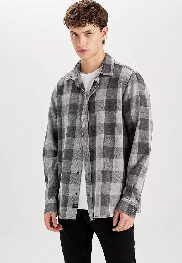 Cotton Checkered Shirt