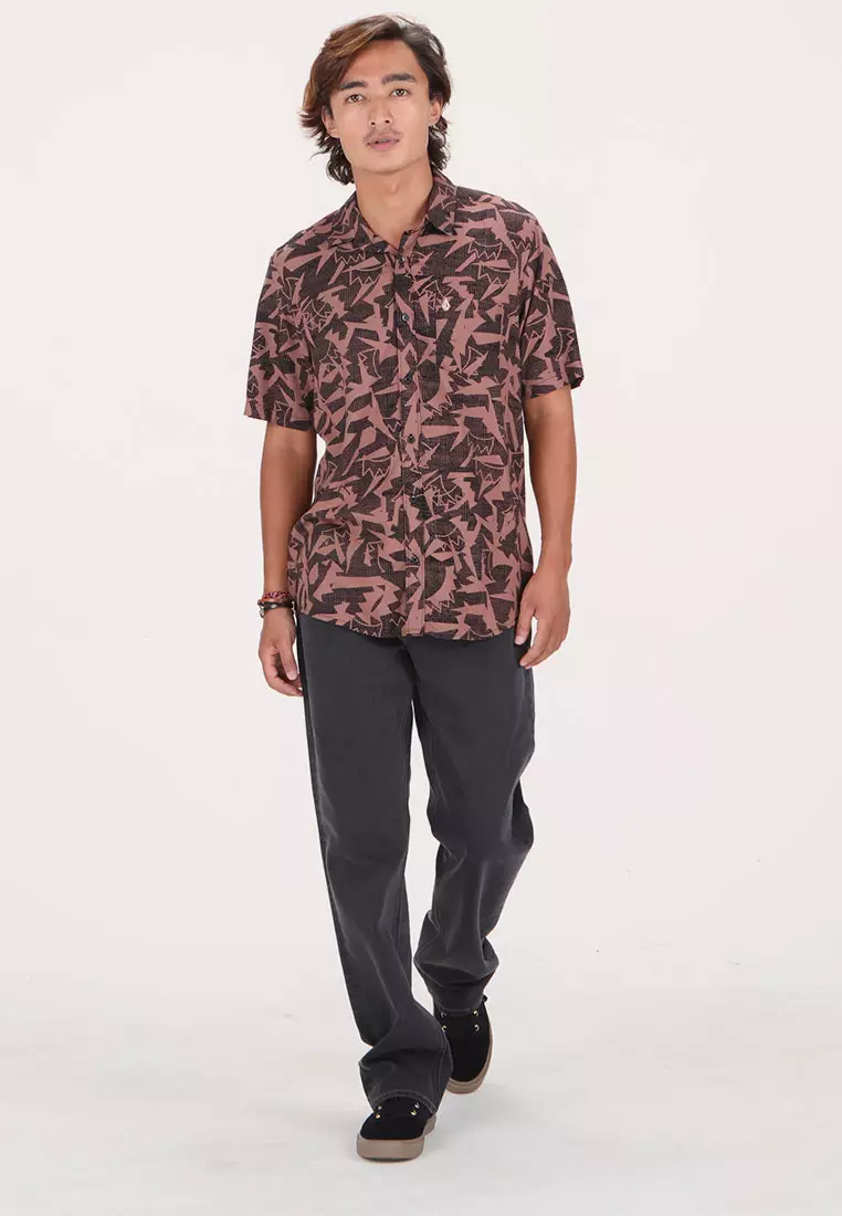 MSH SHARKBITES SHORT SLEEVE SHIRT NUTMEG