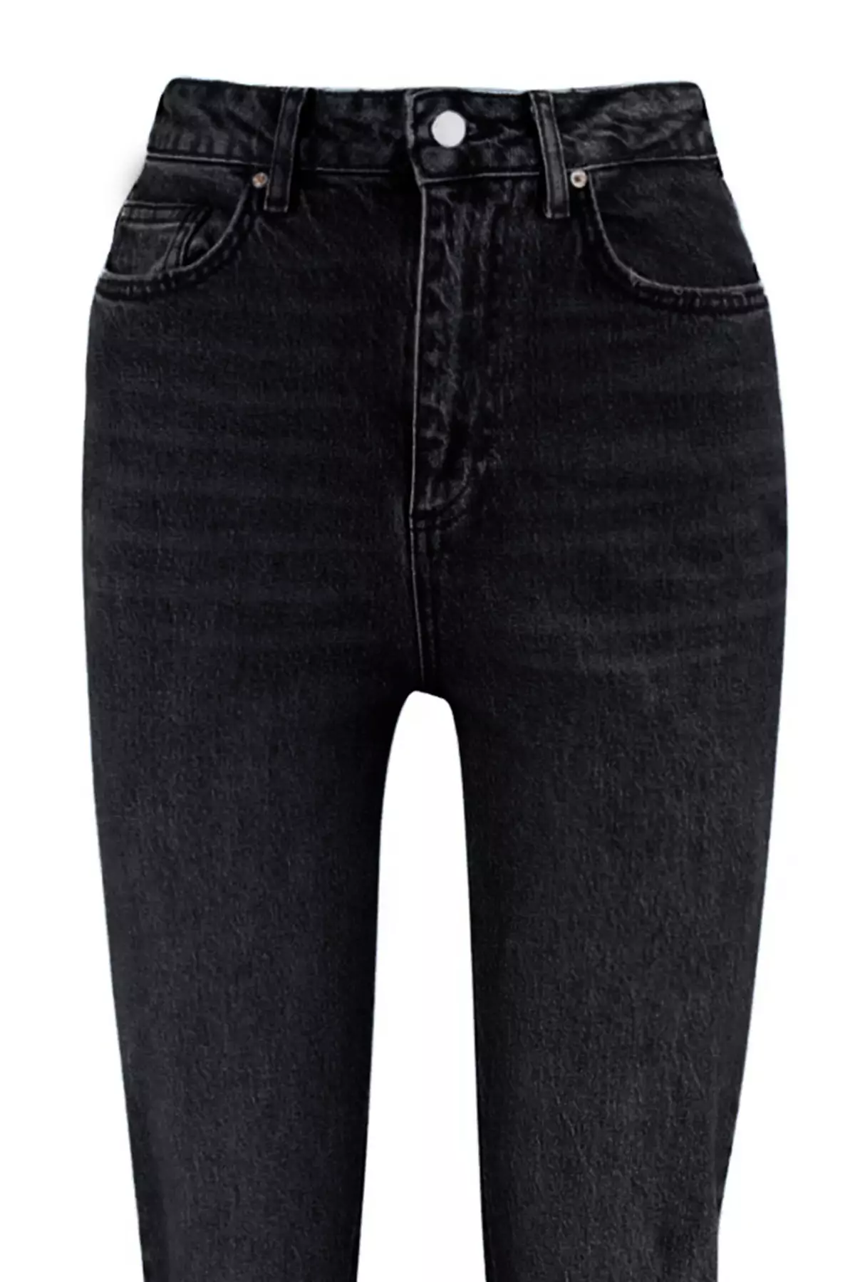 High Waist Slim Mom Jeans