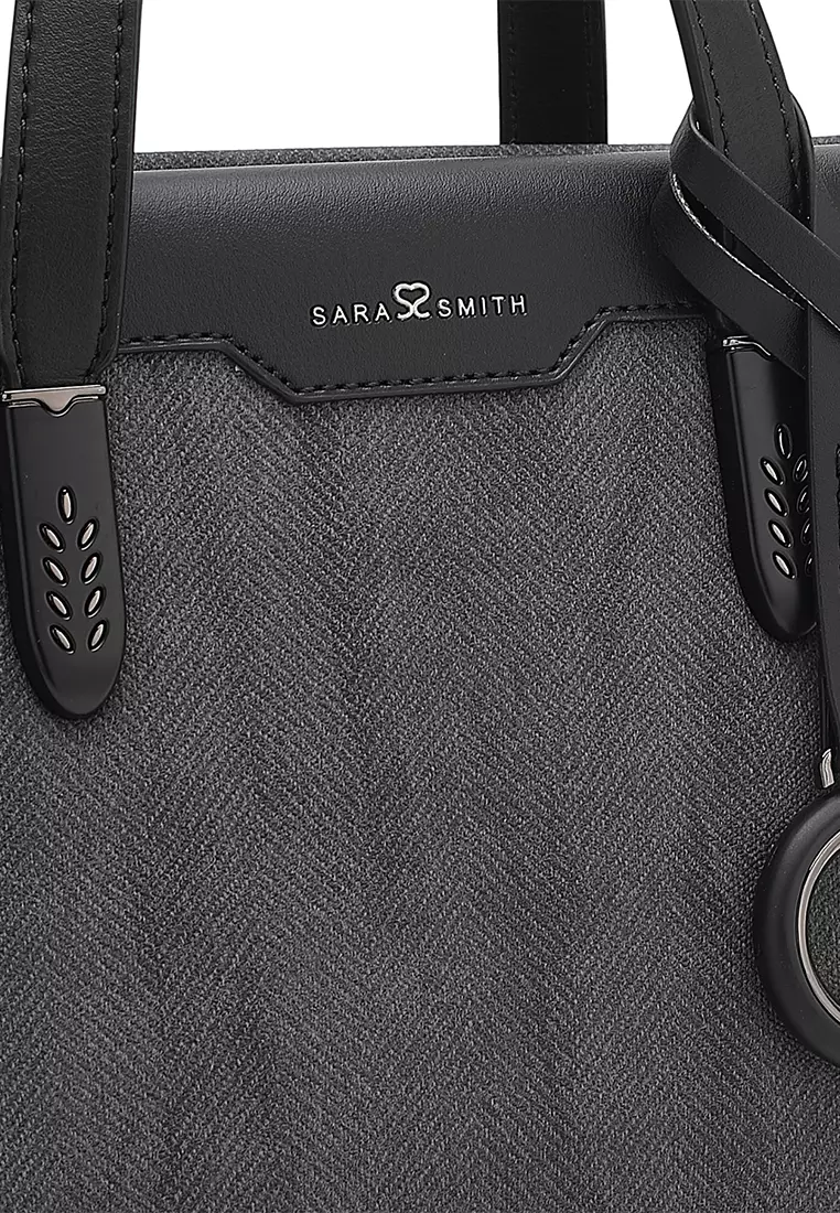 Women's Top Handle Bag / Sling Bag / Crossbody Bag / Shoulder Bag (Tas Tangan Wanita / Tas Selempang Wanita / Tas Bahu Wanita) - Hitam