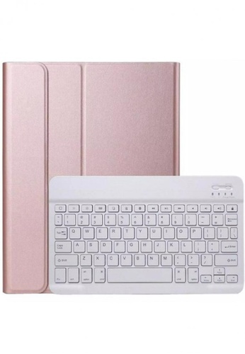 MobileHub pink iPad Air 5 10.9" Keyboard Leather Cover Case (Rose Gold) D82E5ESDB857A2GS_1
