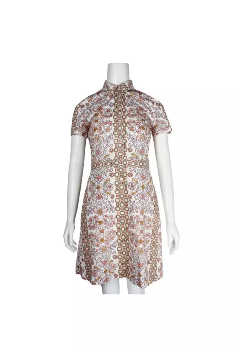 Michael kors coral mosaic dress hot sale