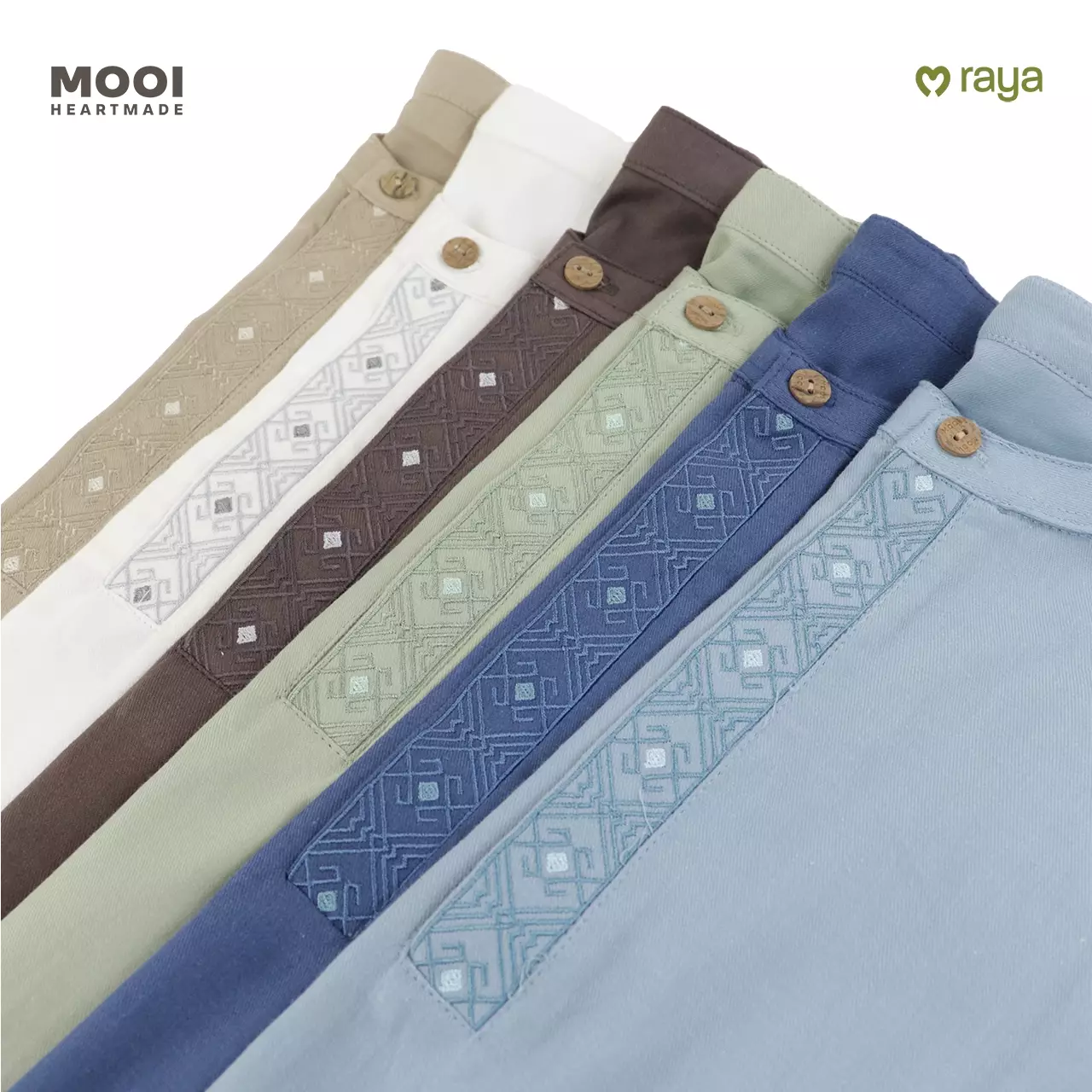 Mooi Rais Koko Set Setelan Koko Anak - Clary Sage