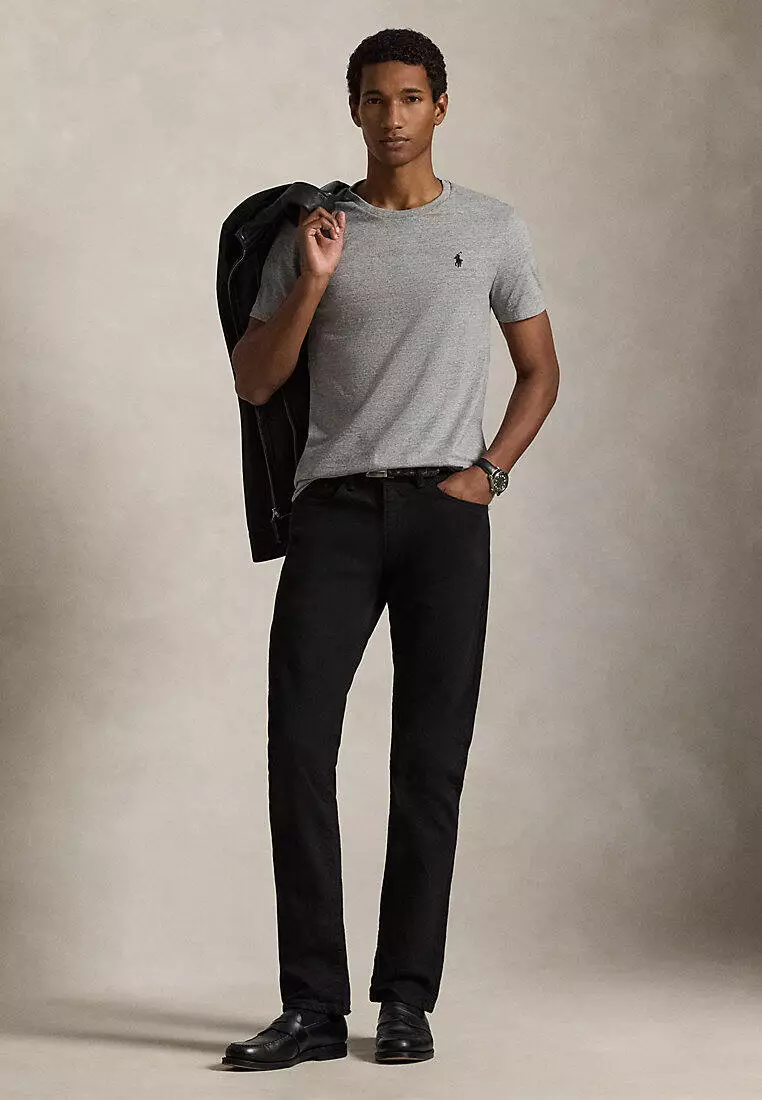 Custom Slim Fit Jersey Crewneck T-Shirt