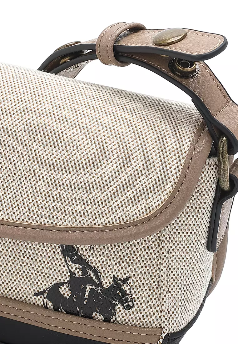 Women's Logo Sling Bag / Crossbody Bag (斜孭袋) - 黑色