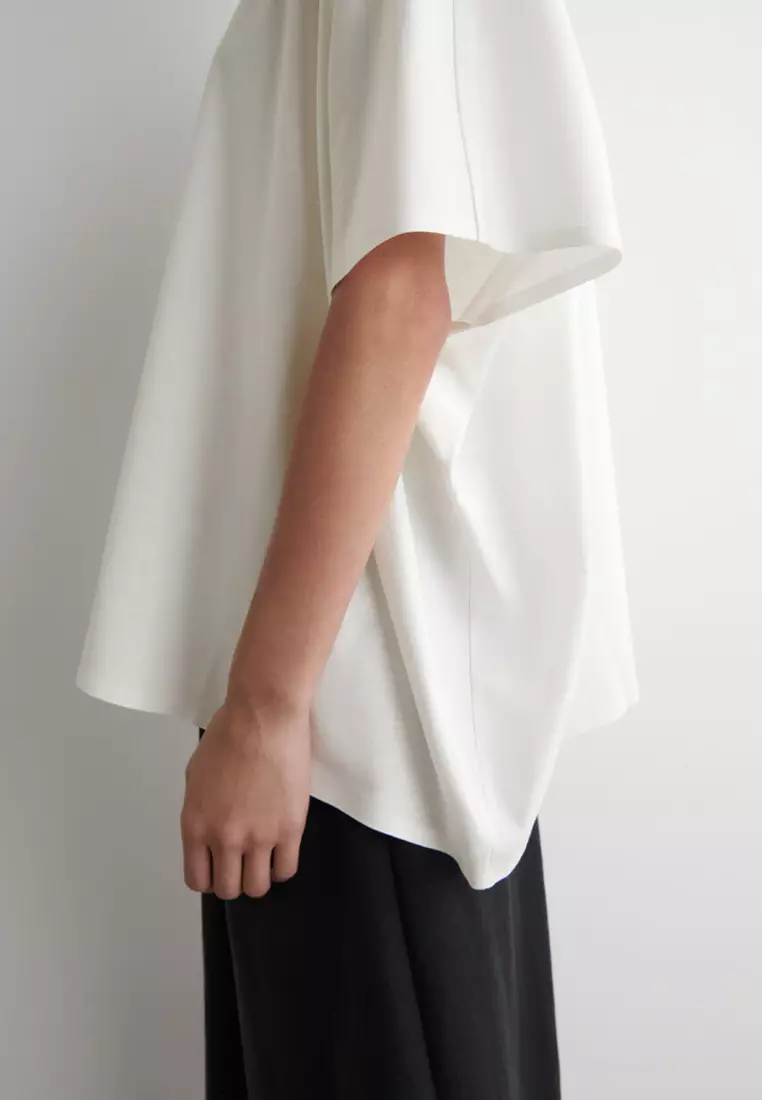 OVERSIZED BATWING-SLEEVE T-SHIRT