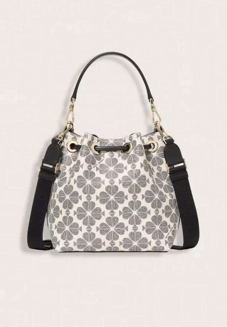 Kate Spade Spade Flower Small Bucket Bag Black Multi