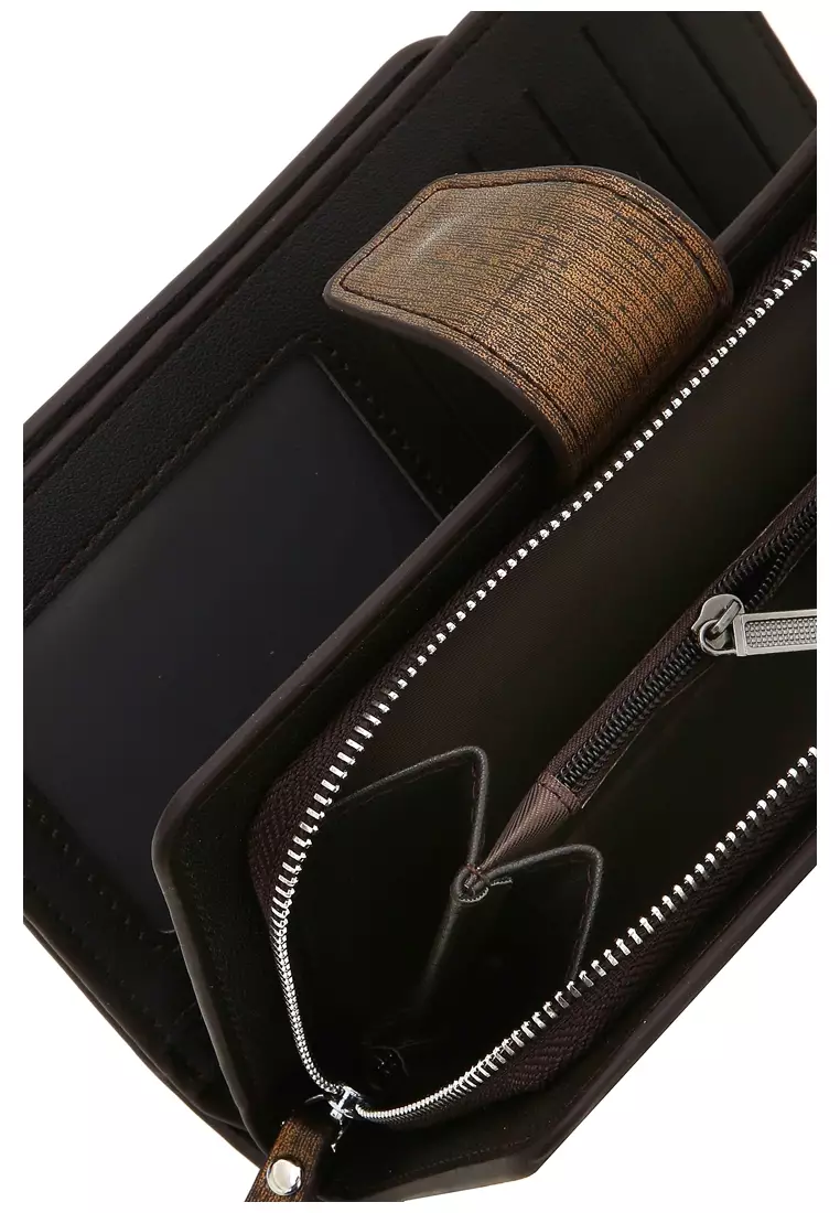 Dompet Pria Model Panjang Casual Men Wallet Many Slot Material PU Leather ORIGINAL