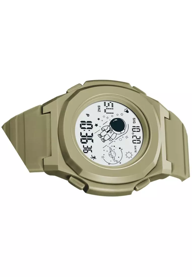 Jam Tangan Digital Pria Waterproof Many Function Strap Tali Material Silicone IR79 ORIGINAL