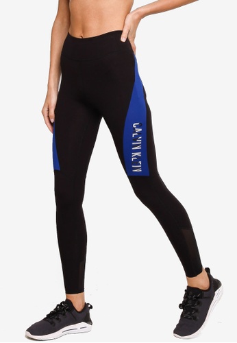 Calvin Klein black Color Block Fit Sense Legging - Calvin Klein Performance F21A8AA9AD555CGS_1