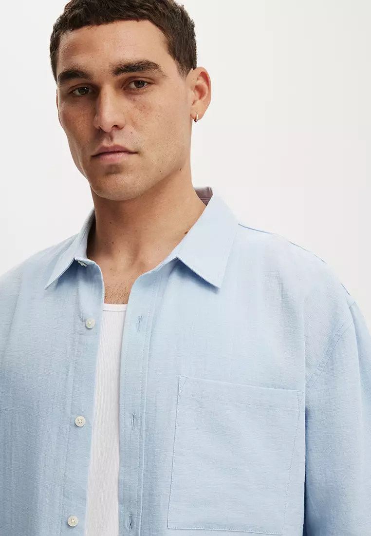 Boxy Fit Short Sleeves Shirt