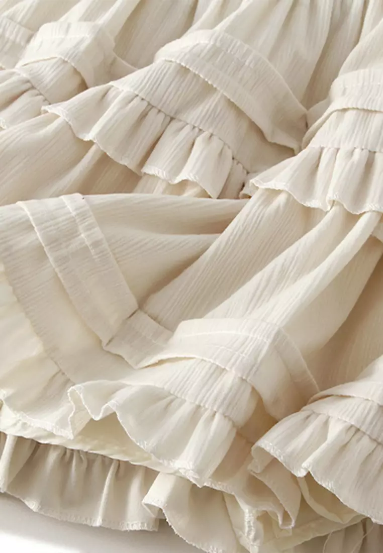 Ballet Style Velvet Cake Mini Skirt AF-D1380