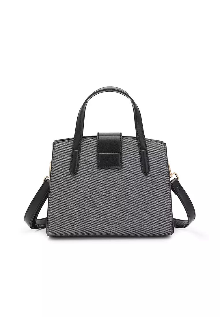 Women's Top Handle Bag / Sling Bag / Crossbody Bag / Shoulder Bag - Black