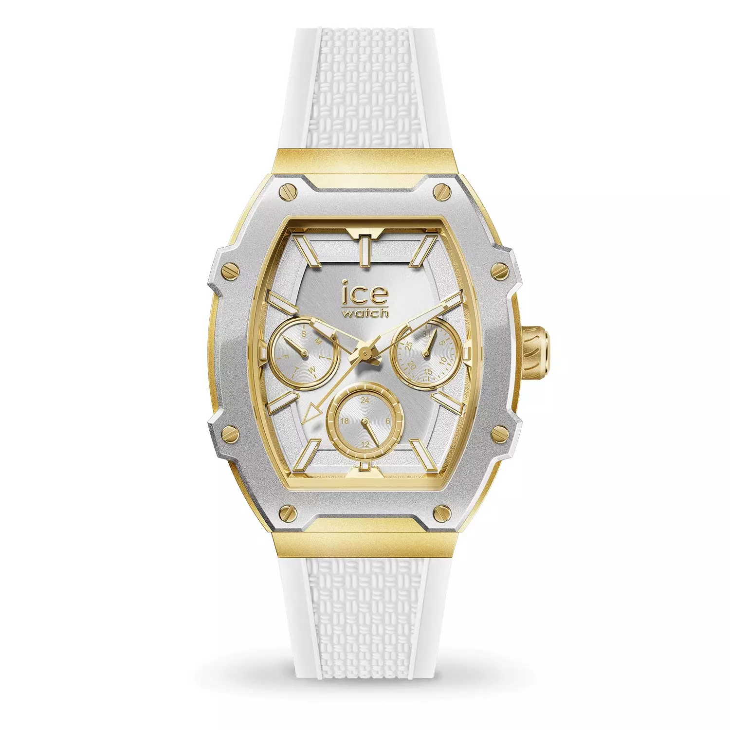 Jam Tangan Wanita Ice Watch ICE Boliday - White Gold 40mm [023897]