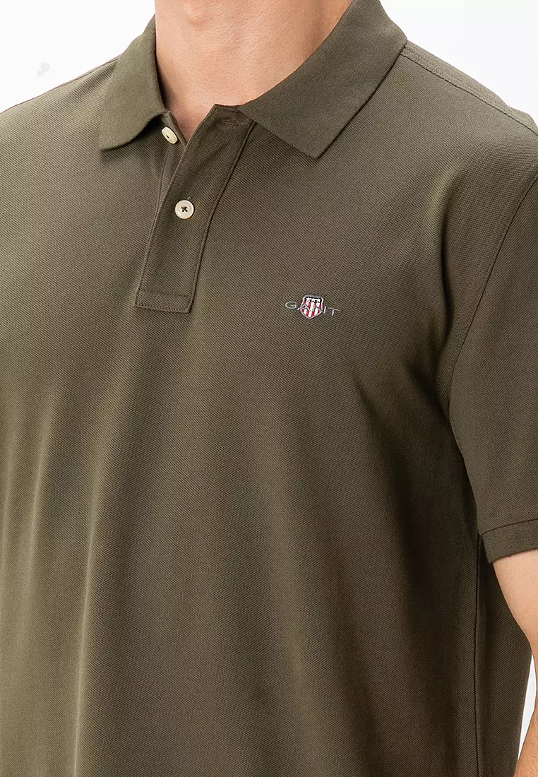 Regular Fit Shield Piqué Polo Shirt