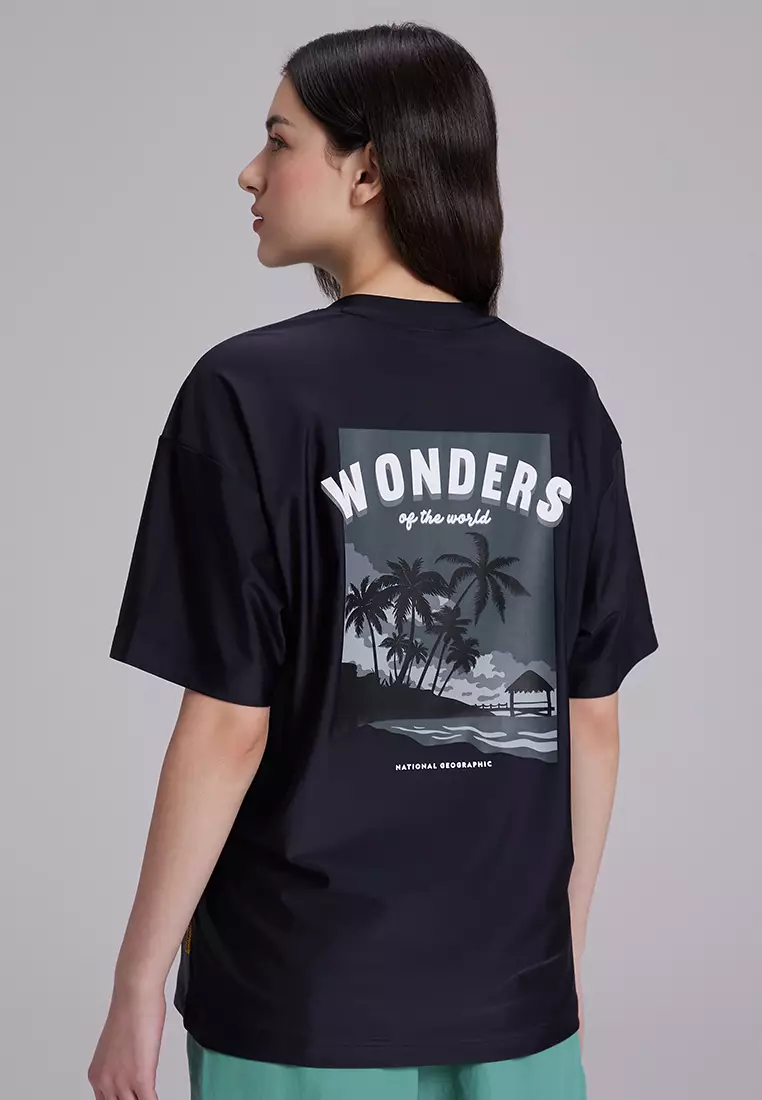 男女同款圖案短袖防曬衣