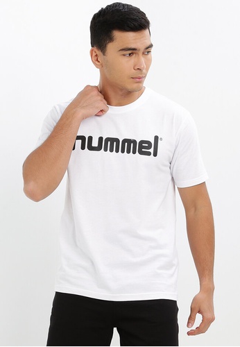 Hummel 白色 Go 棉 Logo T-襯衫 F5323AAD051217GS_1