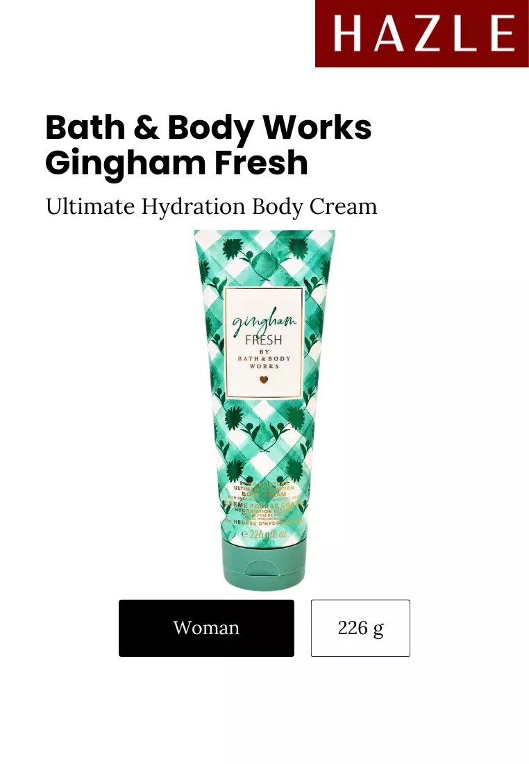 Bath & Body Works Gingham Fresh Ultimate Hydration Body Cream Woman 226 gr