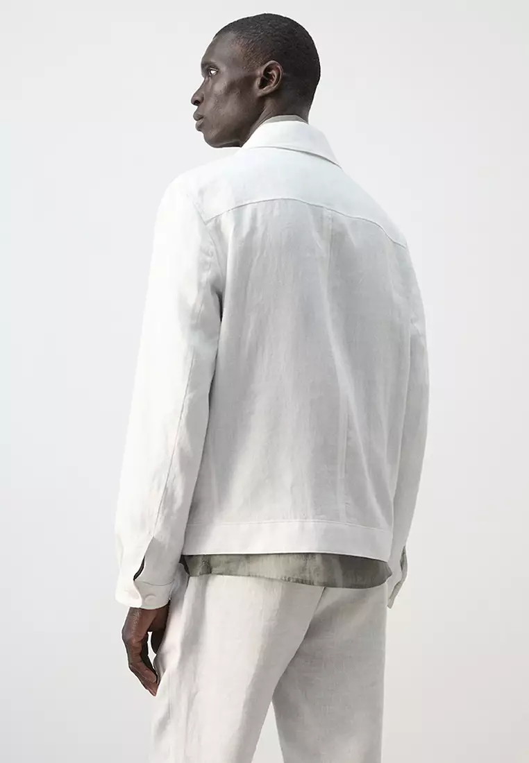 100% Linen Jacket with Pockets