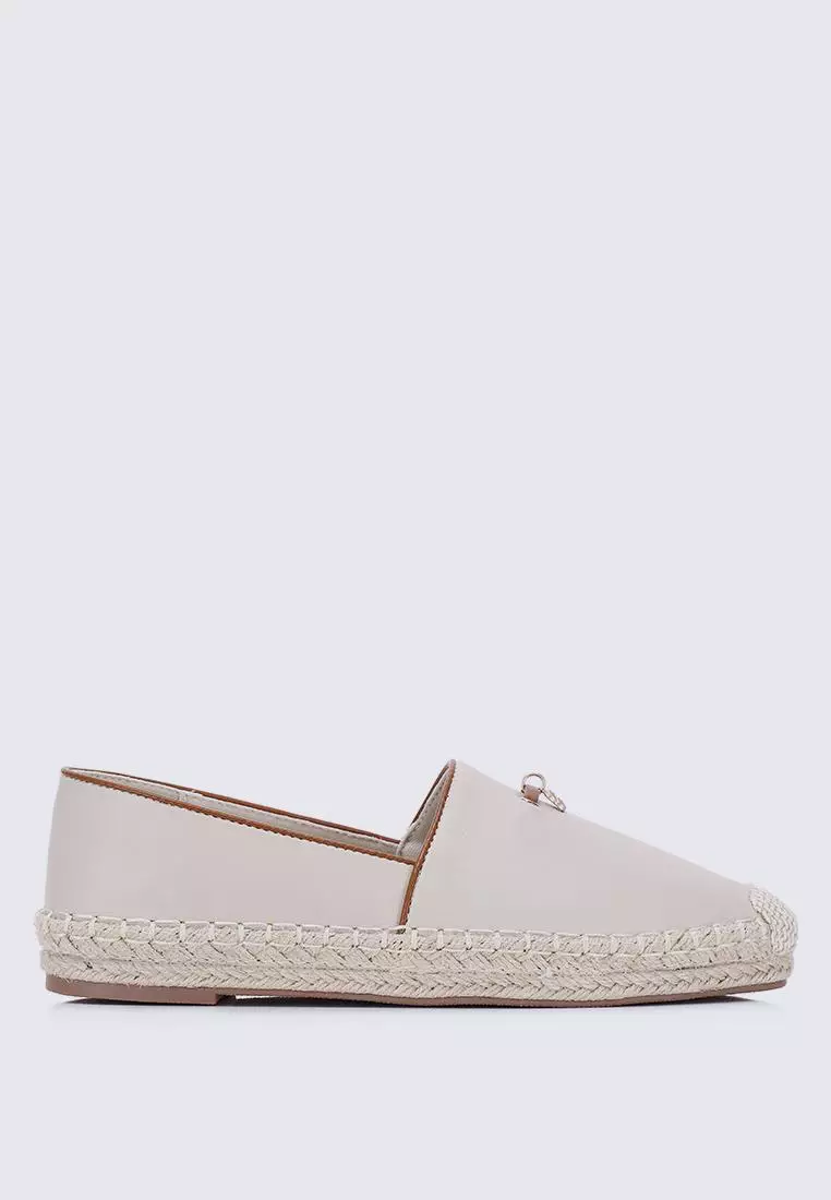 Discount on My Ballerine  shoes - SKU: My Ballerine Roberta Comfy Espadrilles In Beige