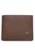 Volkswagen brown Men's RFID Genuine Leather Bi Fold Center Flap Short Wallet With Coin Compartment C80FEAC4B2A035GS_1
