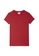 Gen Woo red Basic rib-knit T-shirt By Gen Woo A35A4KAD0F35D0GS_6
