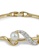 estele gold Estele Gold Plated Charming Designer Bracelet with Pearl for Women 44D04ACF675AA9GS_3
