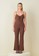 Earth Circus brown Jeanne Jersey Rib Jumpsuit Chocolate E30A8AA6652378GS_1