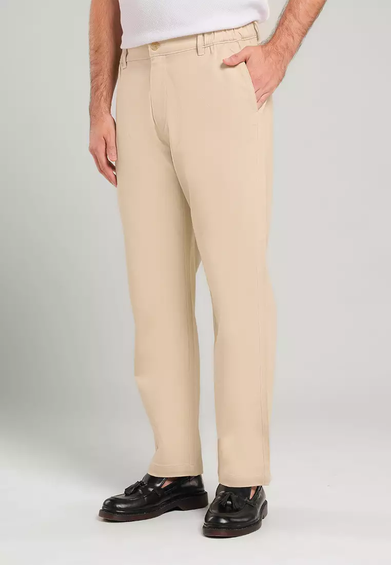 MOC Celana Panjang Chinos Pria Winton - Light Khaky