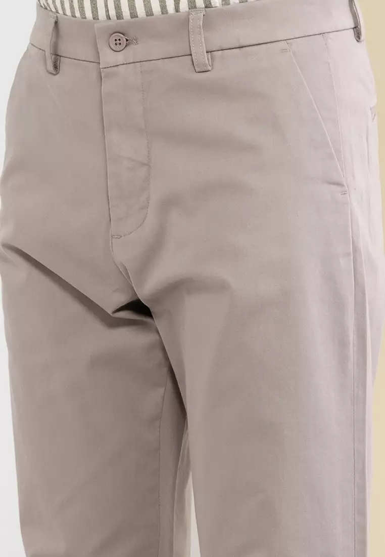 Premium Sateen Straight Chinos