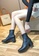 Twenty Eight Shoes black Synthetic Leather Mid Ankle Boots 2151-1 31ECFSHDB85338GS_5