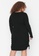 Trendyol black Plus Size Ruched Midi Dress 19978AA5475C47GS_2