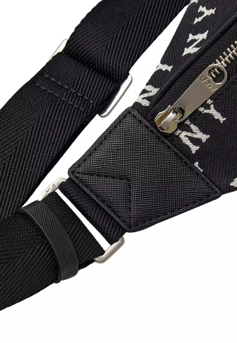 Jual MLB Korea Classic Monogram Jacquard Hipsack - NY Black