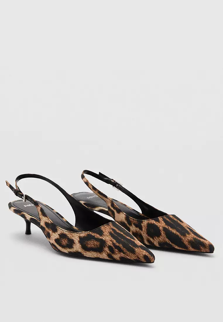 Mango leopard print shoes online