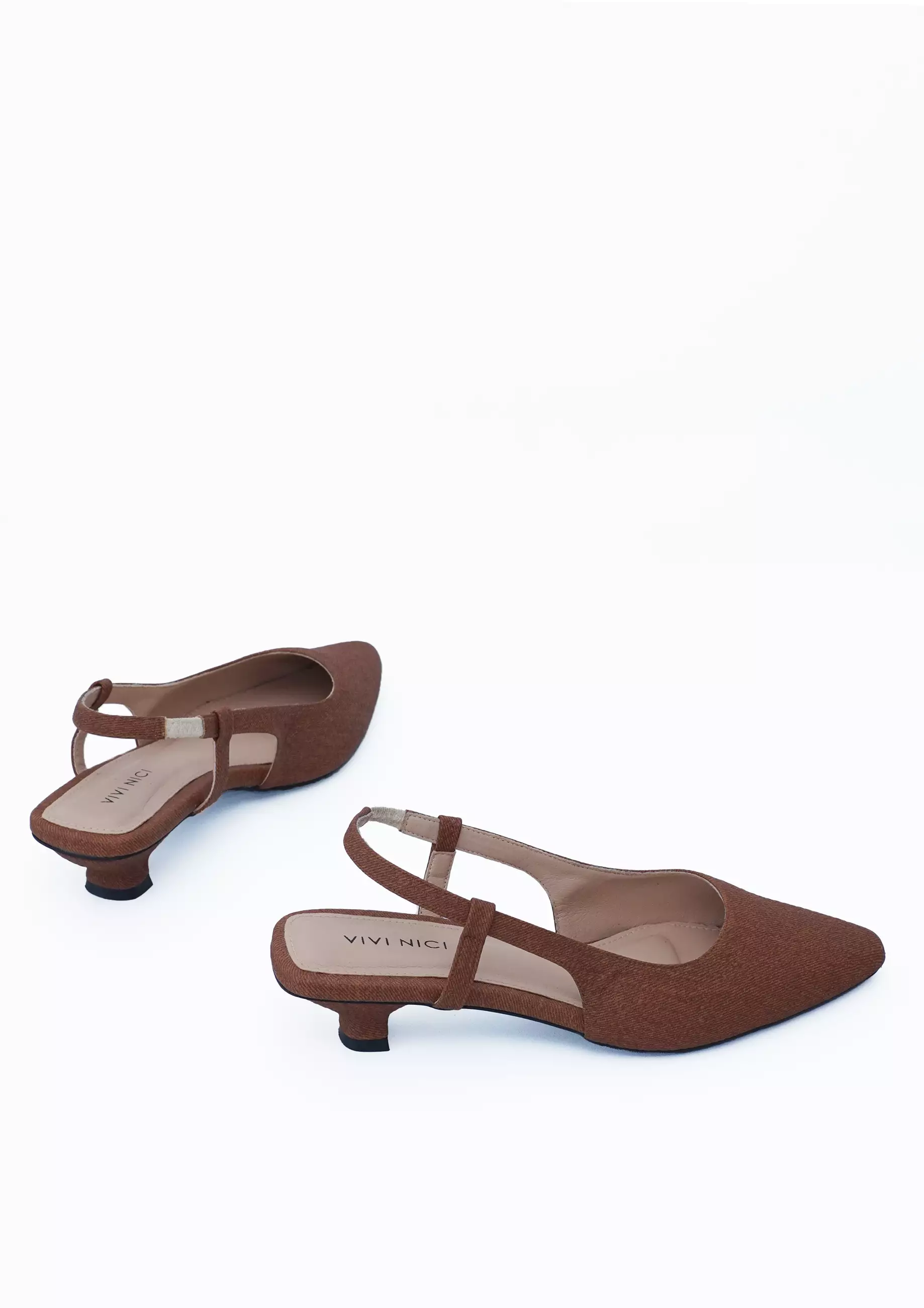 VIVI NICI - Maren Sepatu Sandal Wanita Hak 3 cm Downtown Brown