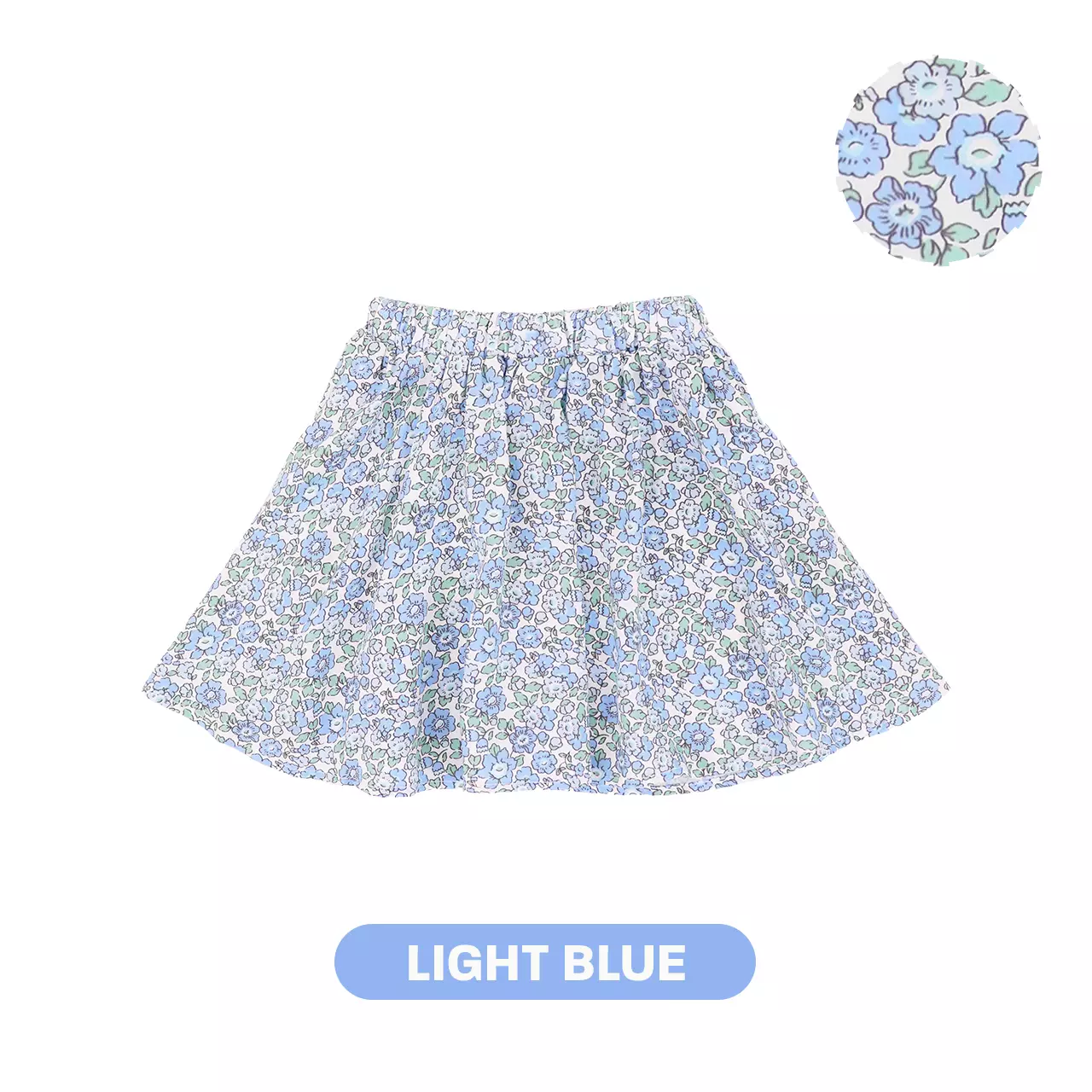Mooi Rok Anak Perempuan Vinka Skirt - Light Blue