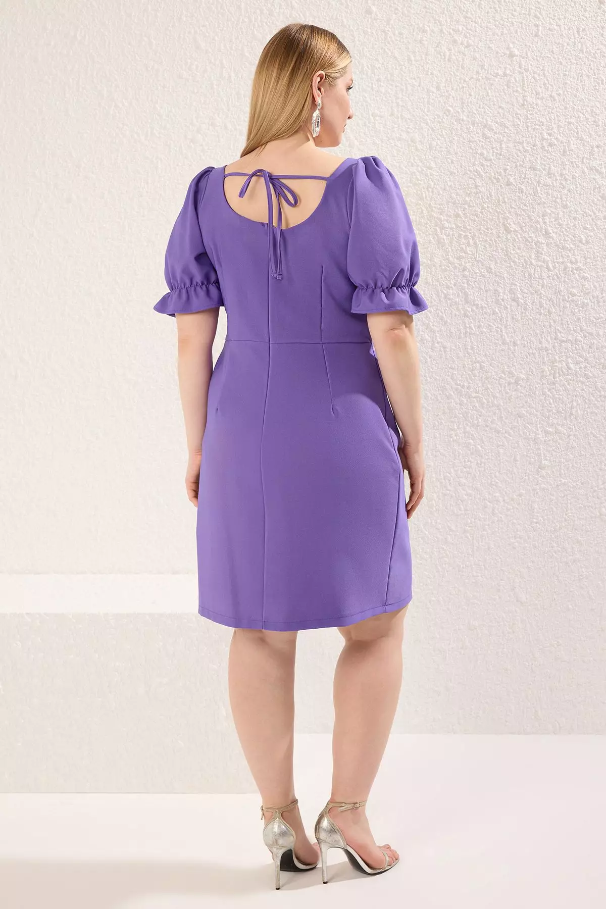 Jual Trendyol Plus Size A-Line Mini Dress Original 2025 ZALORA