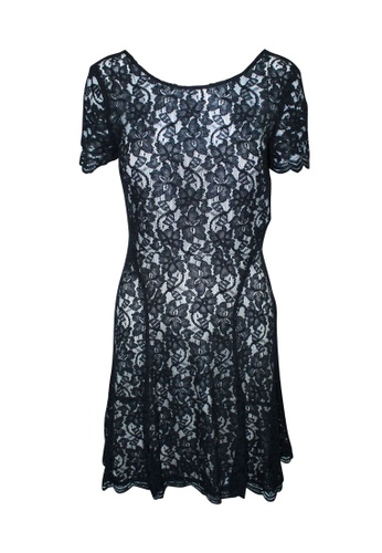 Diane Von Furstenberg black diane von furstenberg Black and Beige Lace Dress 08652AA0552FB5GS_1