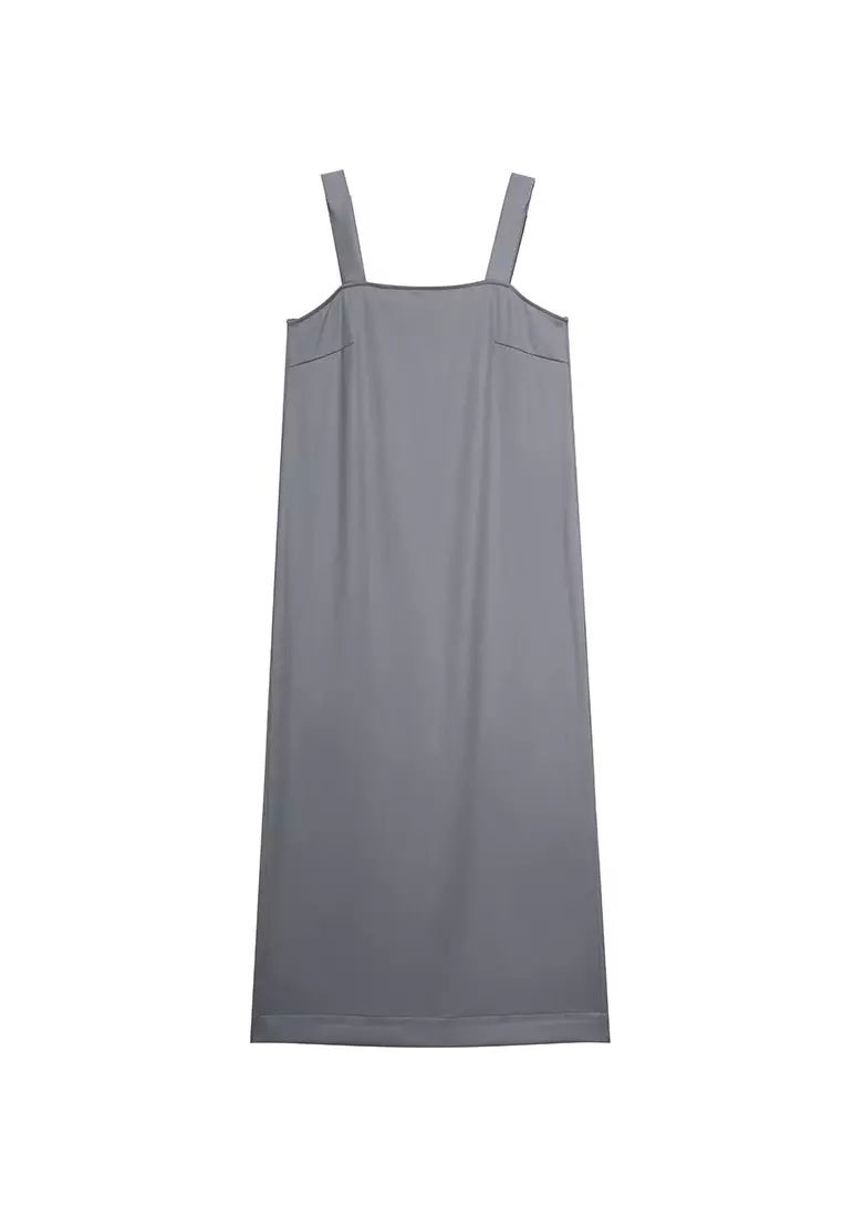 女士簡約寬鬆吊帶連衣裙