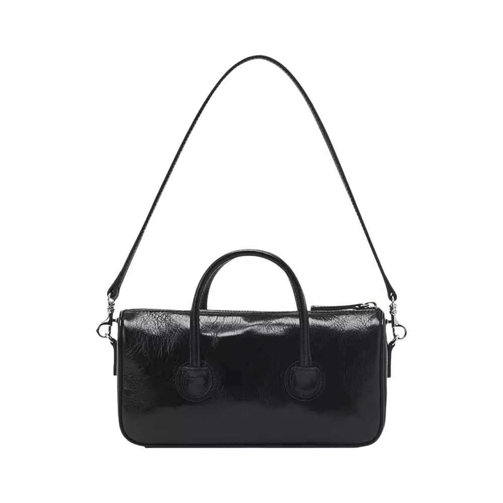 ショルダーバッグ・ポシェット MARGE SHERWOOD ZIPPER SMALL_black crinkle Small Zipper Bag