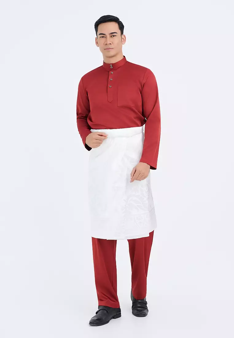 Gene Martino - Faez Baju Melayu Slim Fit Sedondon – Adult 1292