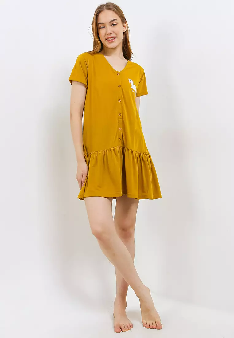 Dress Daster Pyjama Baju Tidur Sleepwear