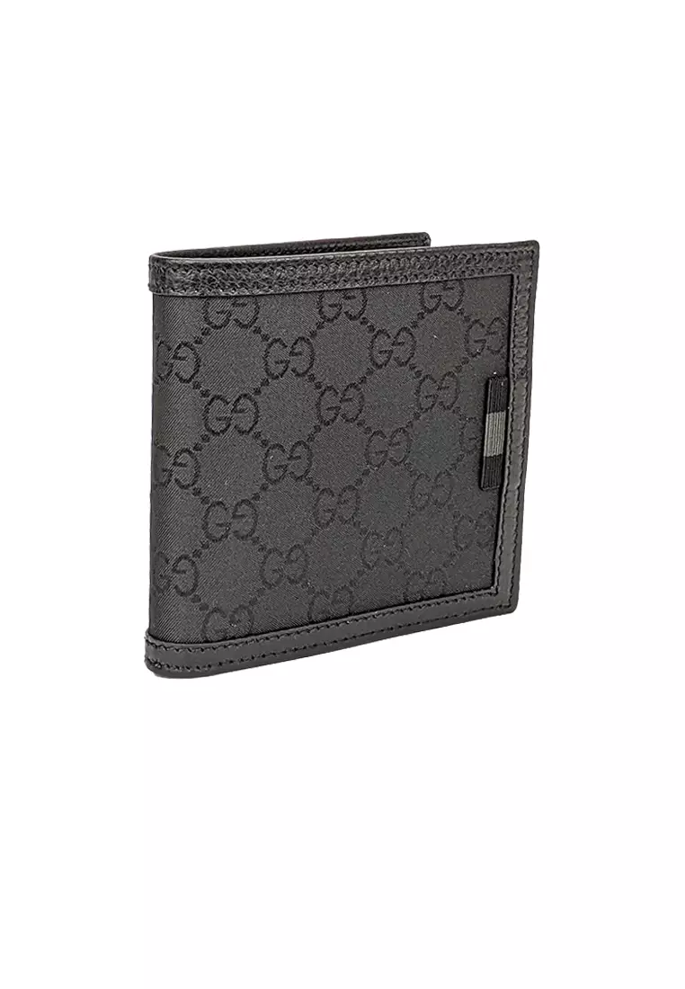 Authentic New Gucci Dark Brown Microguccissima Leather Square Bi-Fold Men's Wallet 150413