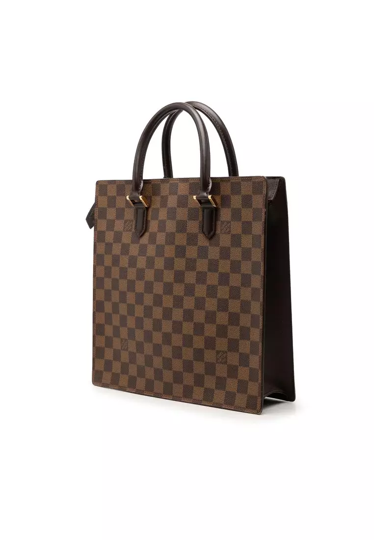 Pre-Loved Louis Vuitton Damier Ebene Venice Sac Plat